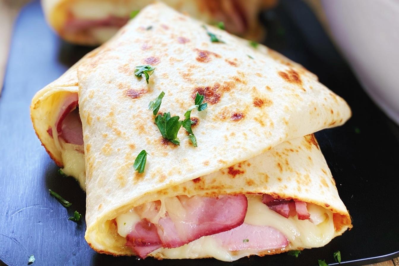 Air Fryer Chicken Cordon Bleu Wraps
