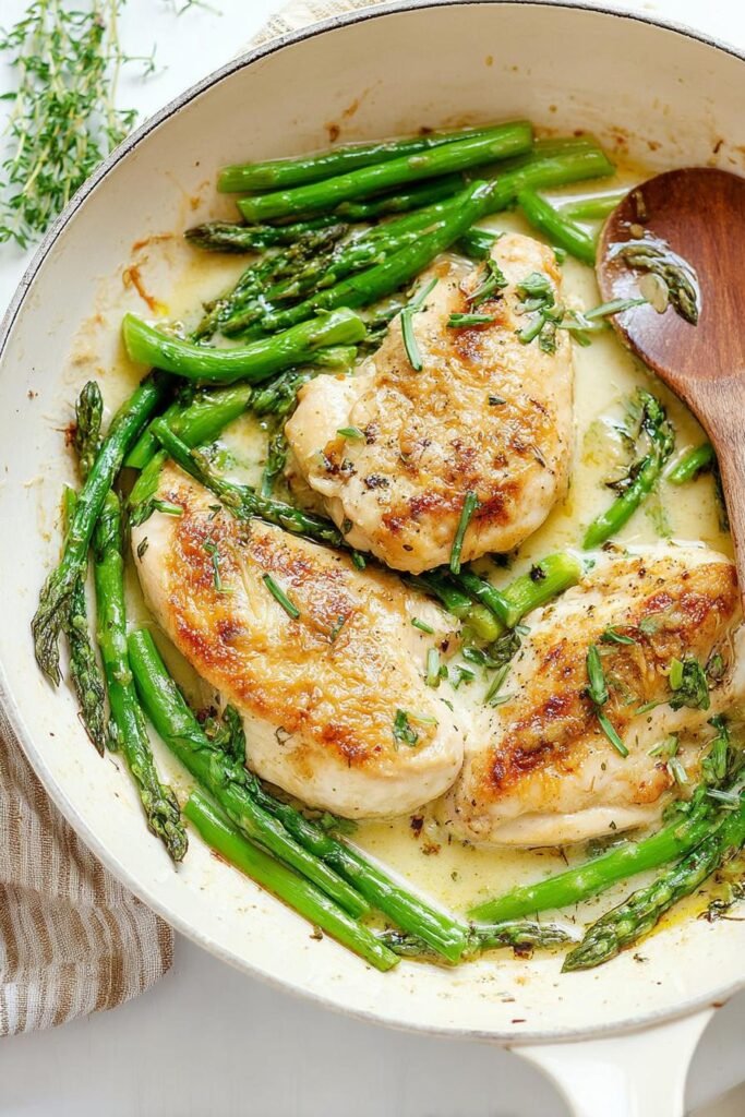 Baked Chicken and Asparagus