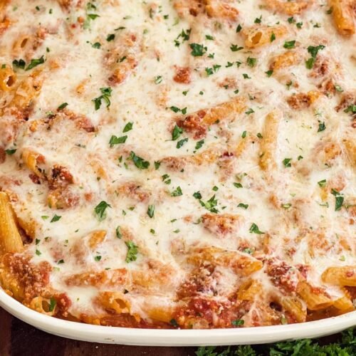 Baked Mostaccioli