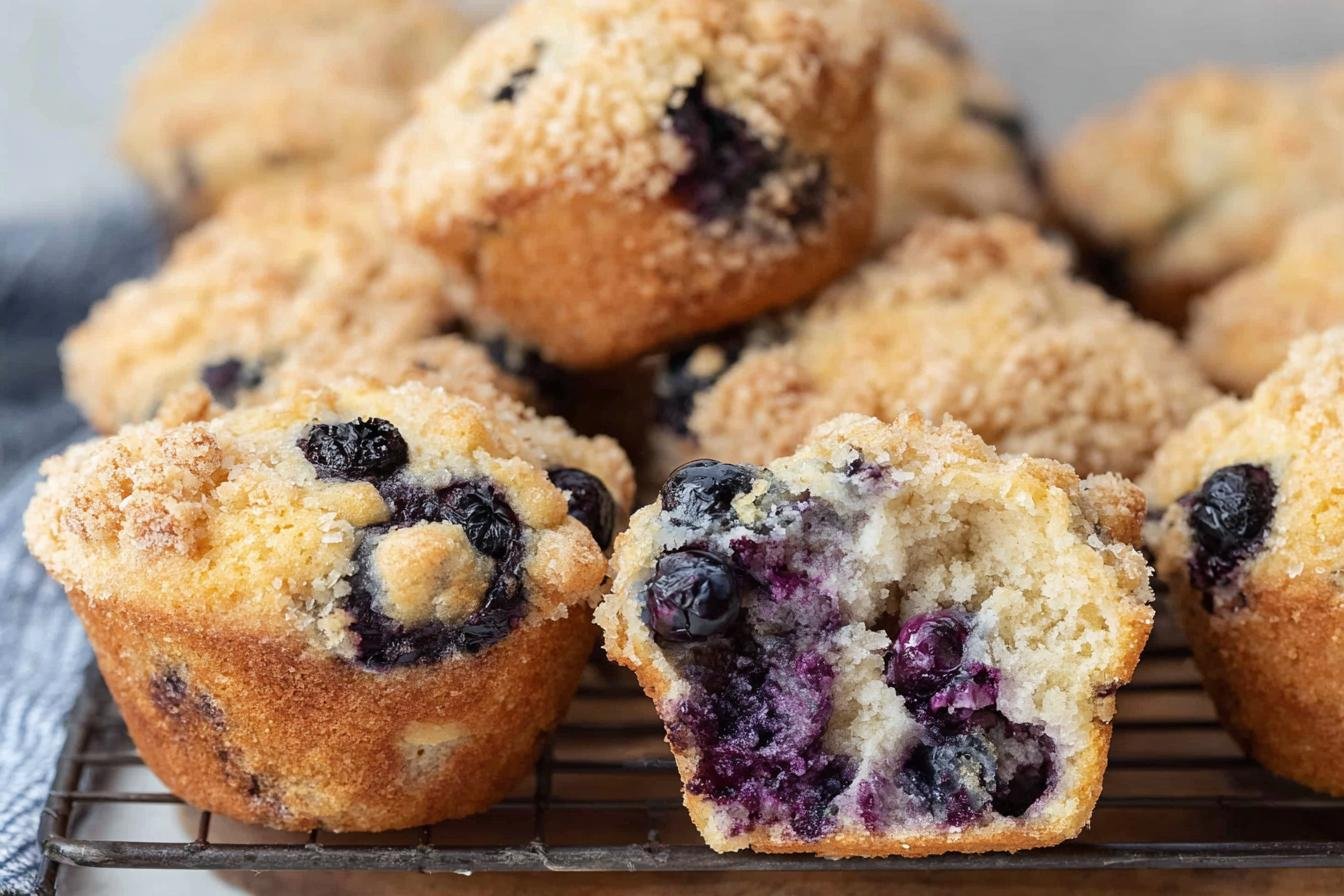 Homemade Blueberry Muffins