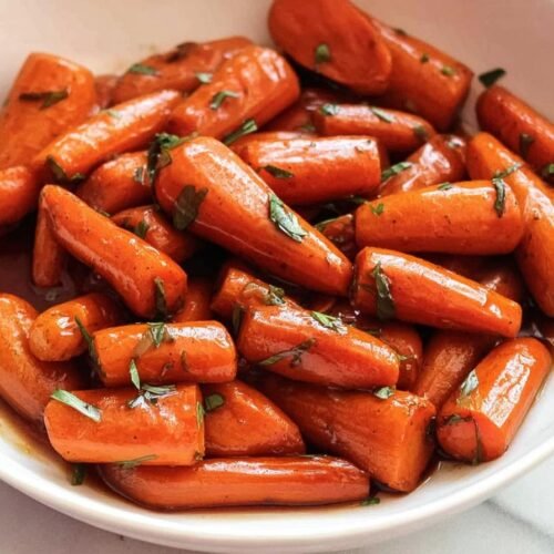 Honey Balsamic Glazed Carrots