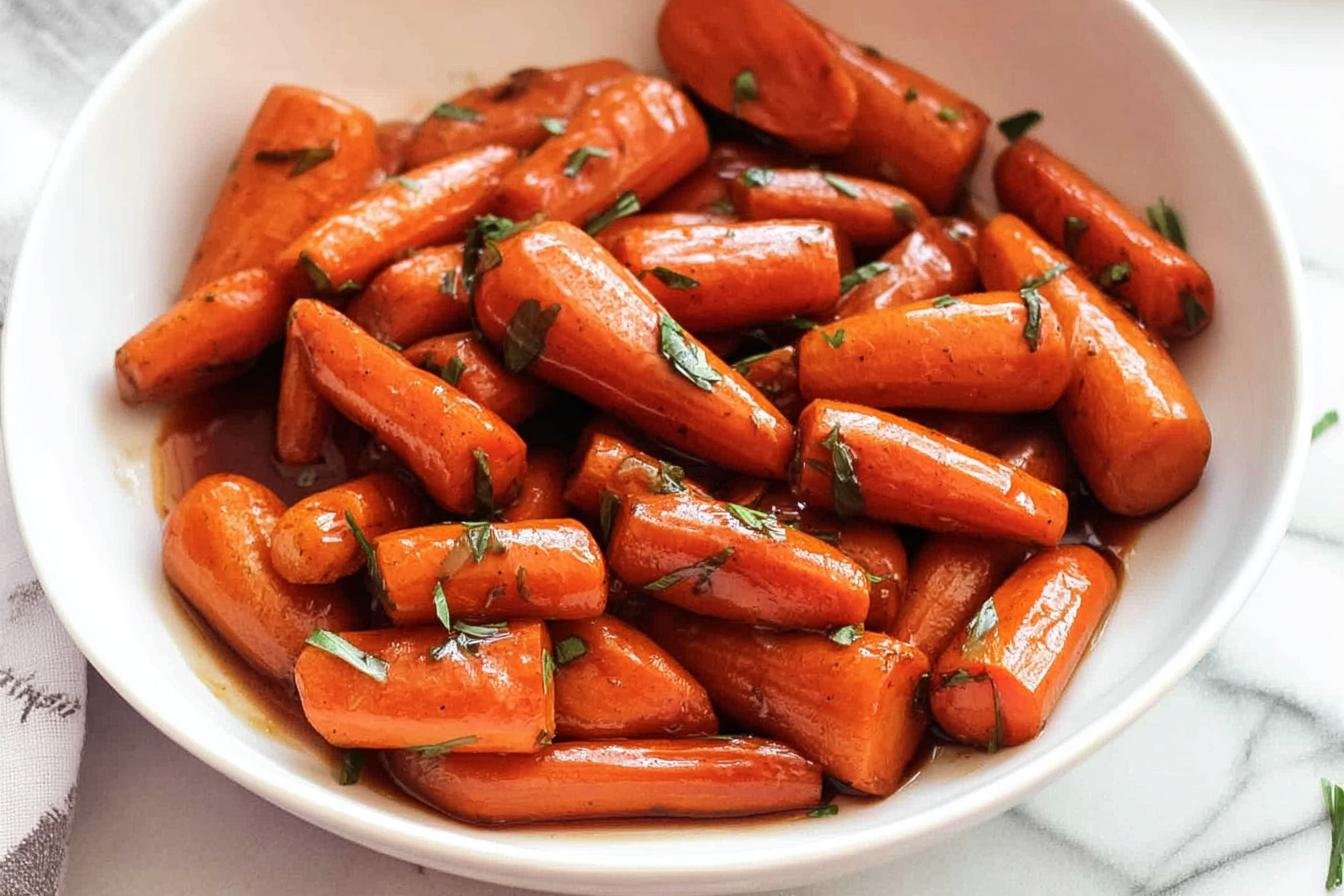 Honey Balsamic Glazed Carrots