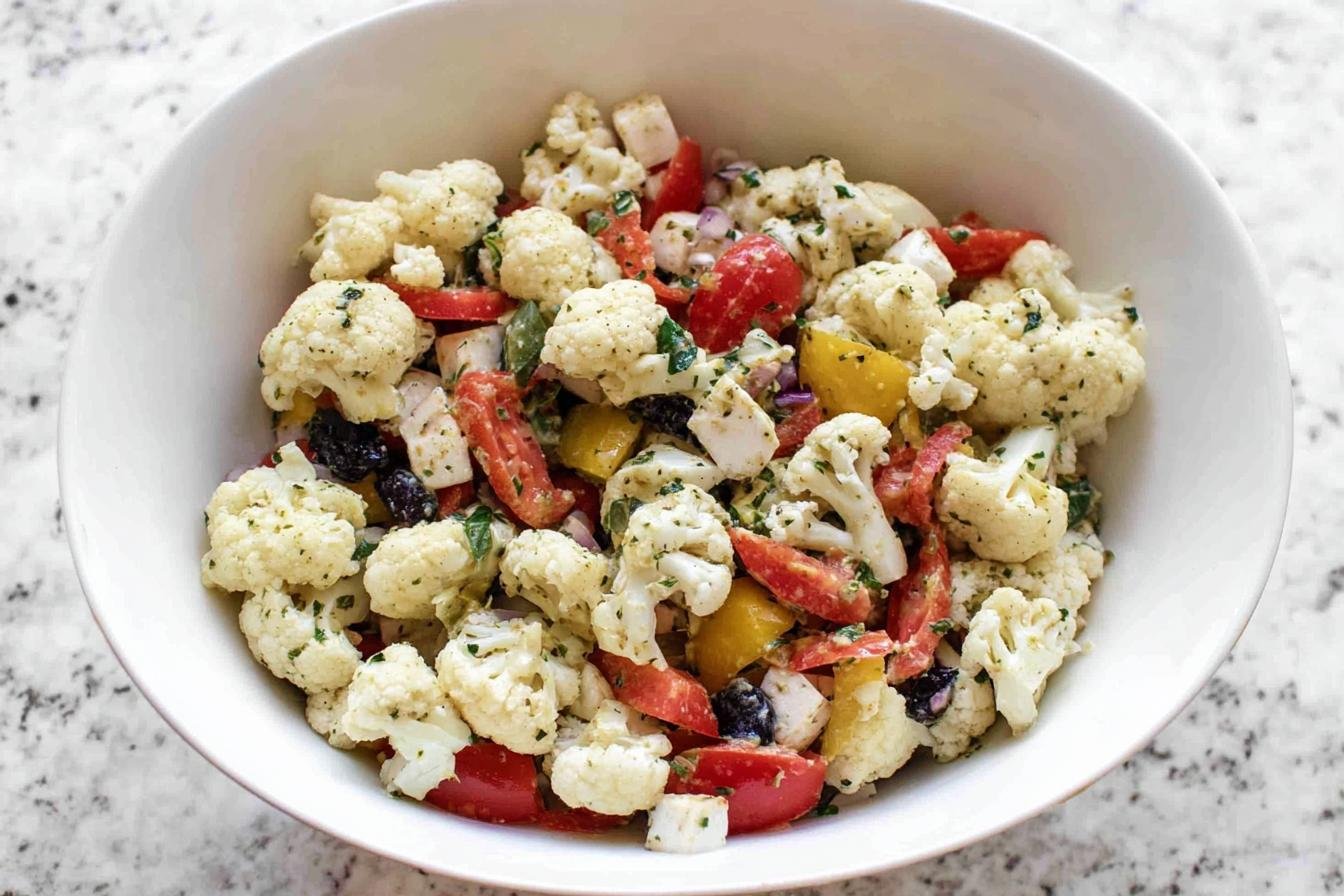 Marinated Cauliflower Salad