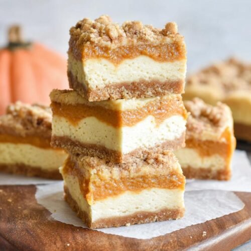 Pumpkin Cheesecake Bars