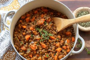 Spiced Lentils with Carrots