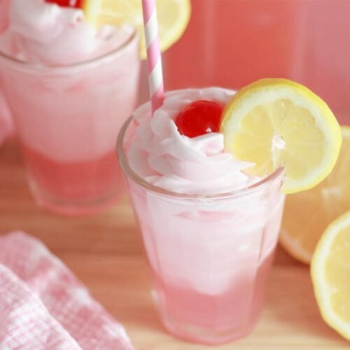 Whipped Pink Lemonade Recipe | Kid Friendly Summer Drink