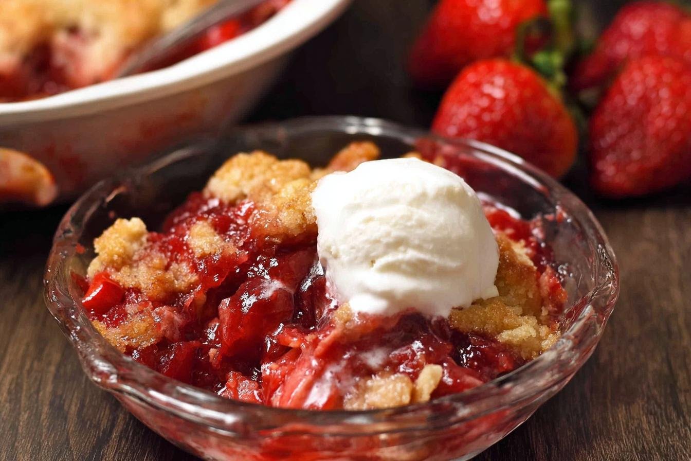 Strawberry Cobbler