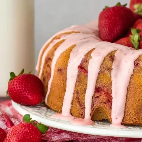 Strawberry Pound Cake