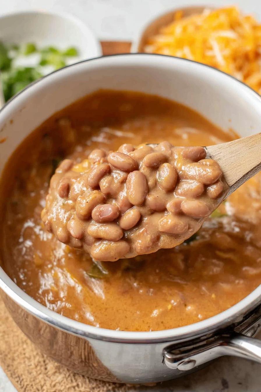 Cheesy Pinto Beans