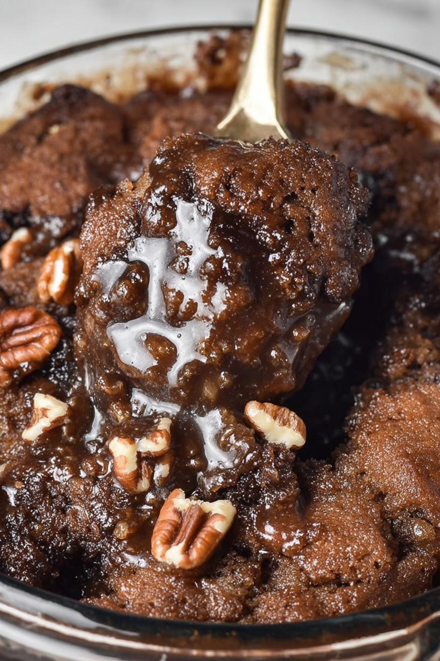 Chocolate Turtle Cobbler