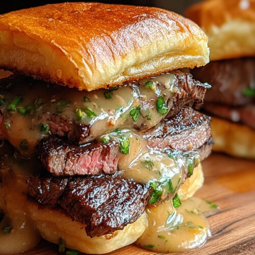 Cowboy Butter Steak Sliders