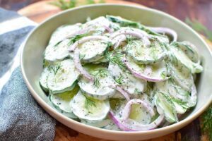 Creamy Cucumber Salad