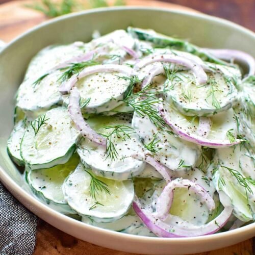 Creamy Cucumber Salad