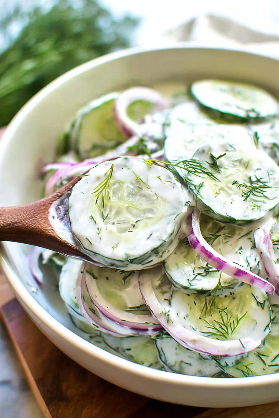 Creamy Cucumber Salad