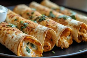 Crispy Chicken Taquitos