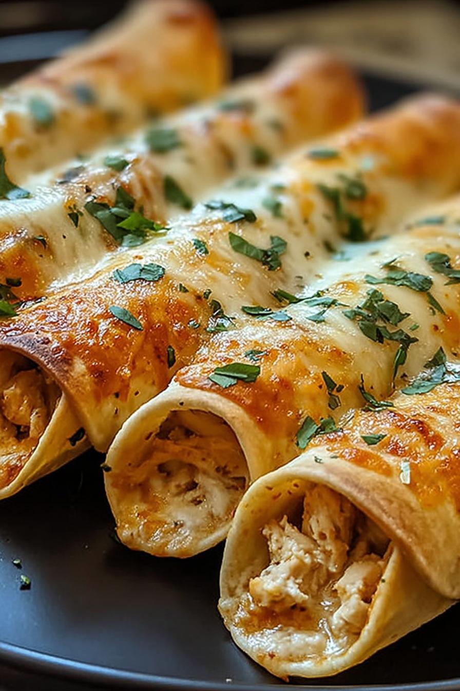 Crispy Chicken Taquitos