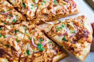 Easy BBQ Chicken Pizza
