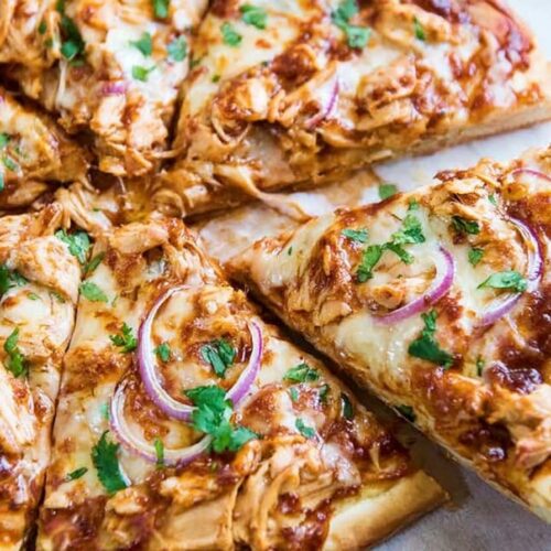 Easy BBQ Chicken Pizza