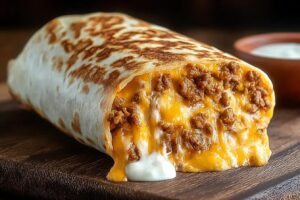 Easy Grilled Cheese Burrito