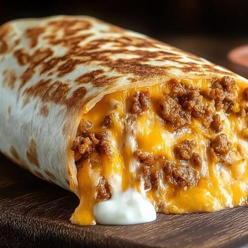Easy Grilled Cheese Burrito