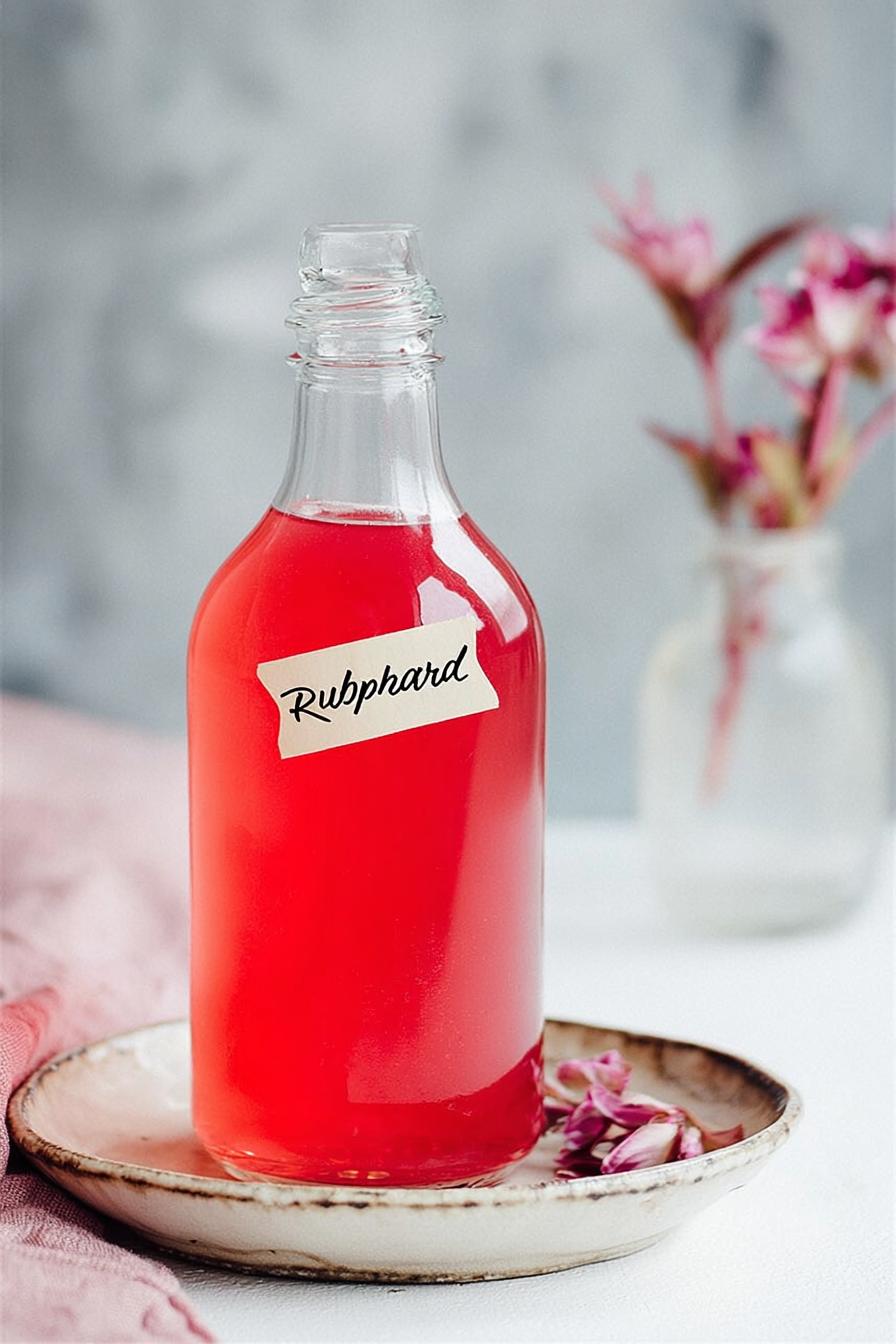 Easy Rhubarb Syrup