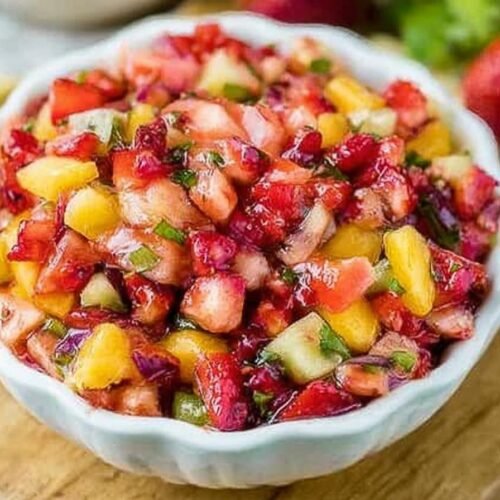 Fruit Salsa with Cinnamon Chips