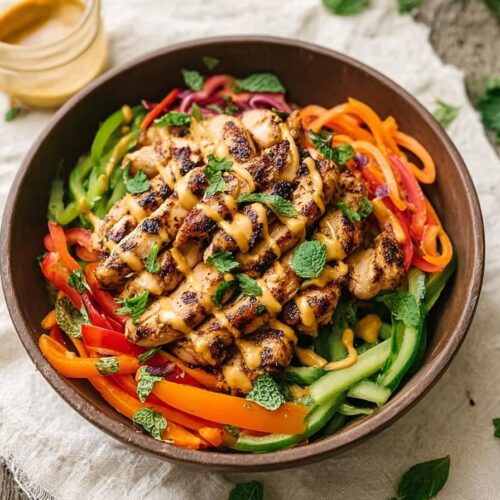 Healthy Bang Bang Chicken Bowl