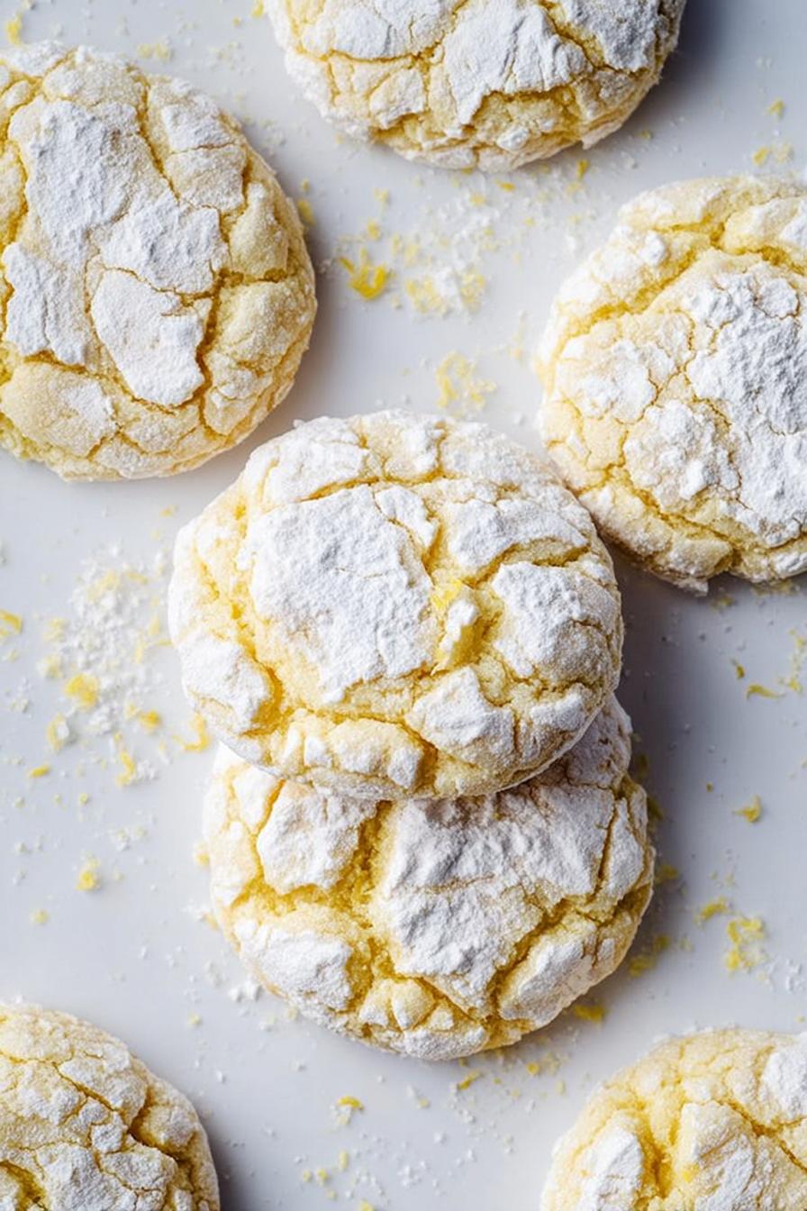 Lemon Crinkle Cookies