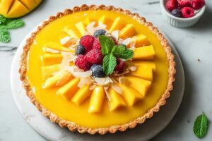 Mango Curd Tart Recipe