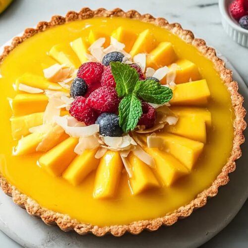 Mango Curd Tart Recipe