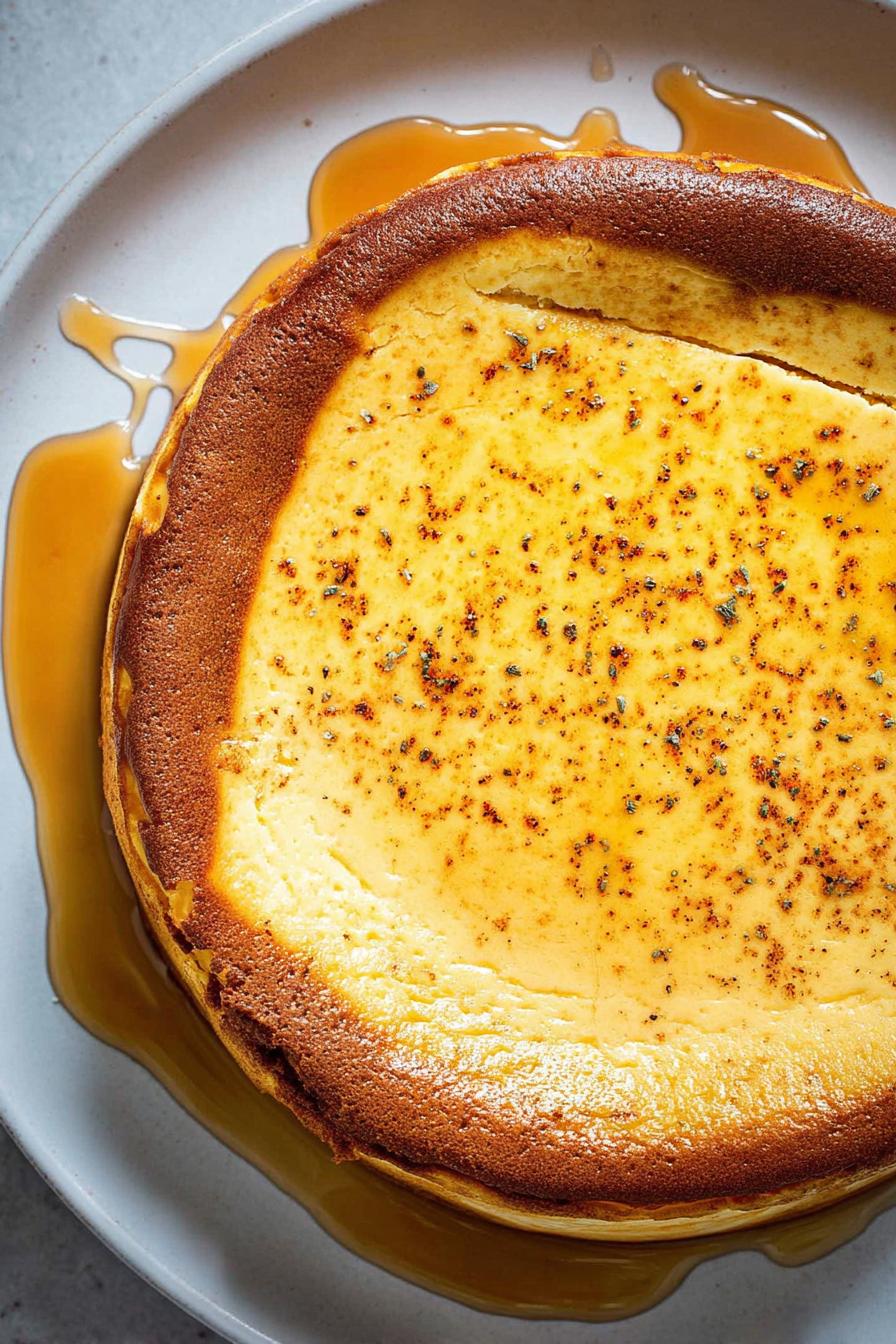 Melopita Greek Honey Cheesecake