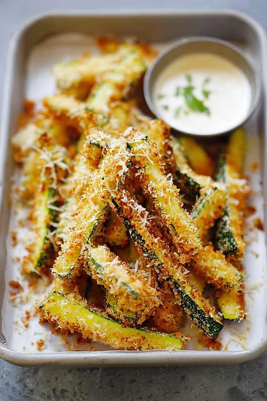 Parmesan Zucchini Fries