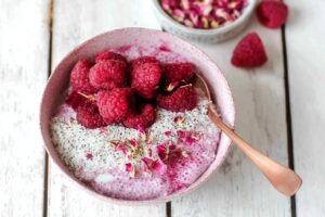 Raspberry Chia Pudding