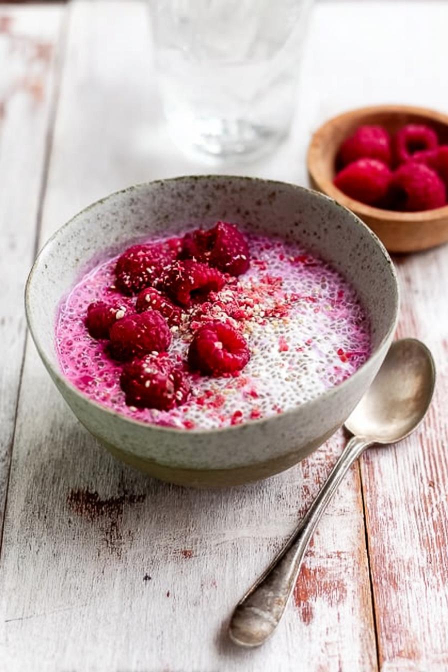 Raspberry Chia Pudding