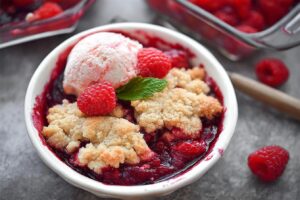 Raspberry Cobbler