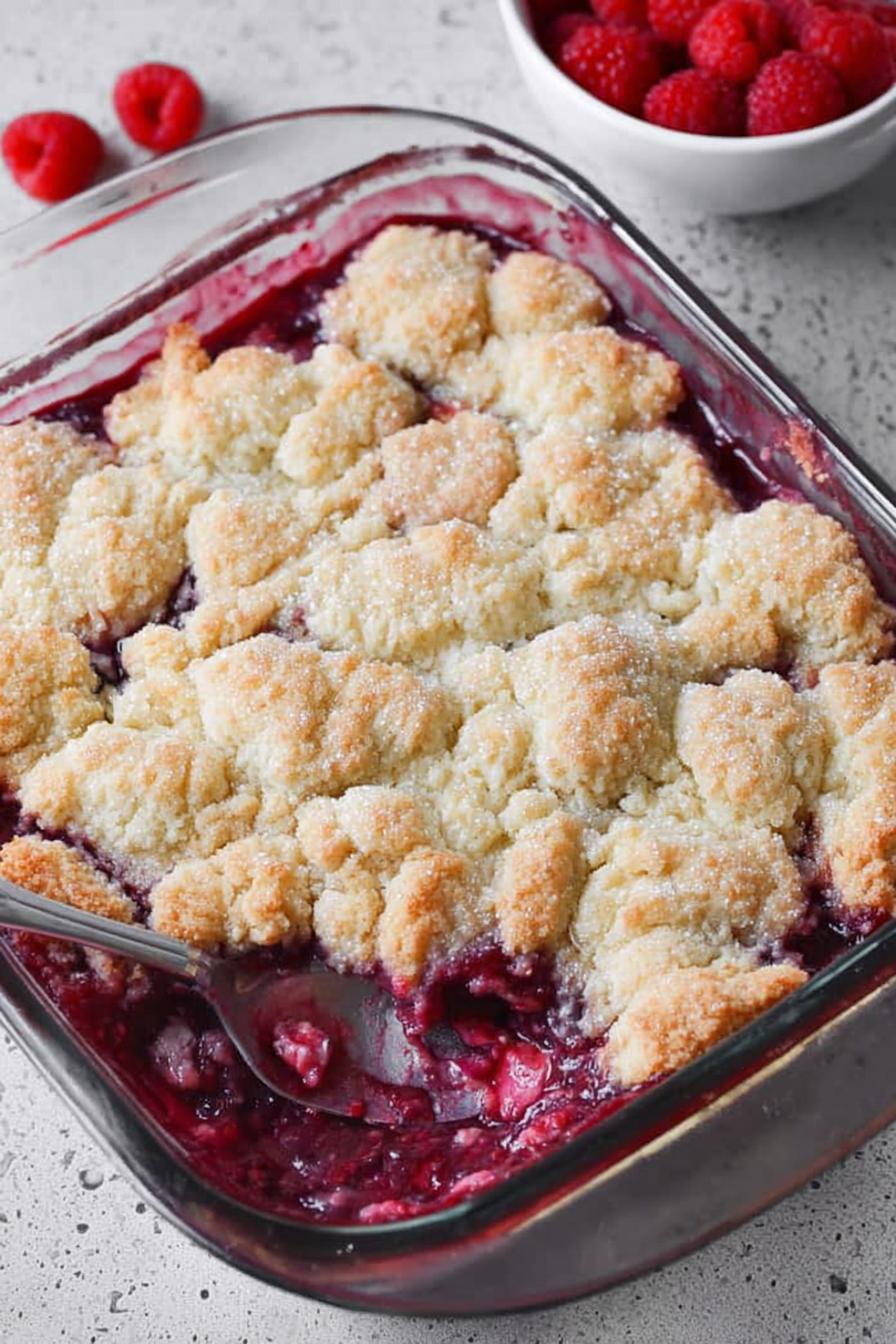 Raspberry Cobbler