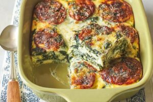 Spinach Florentine Breakfast Casserole