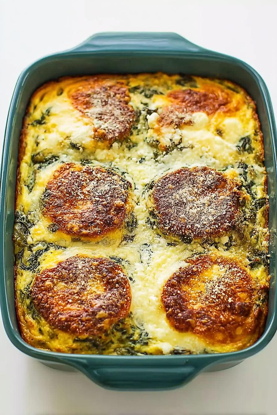 Spinach Florentine Breakfast Casserole