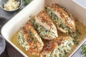 Spinach Stuffed Chicken Breast