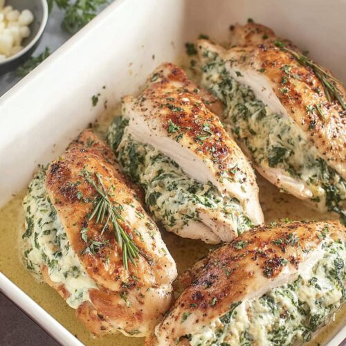Spinach Stuffed Chicken Breast