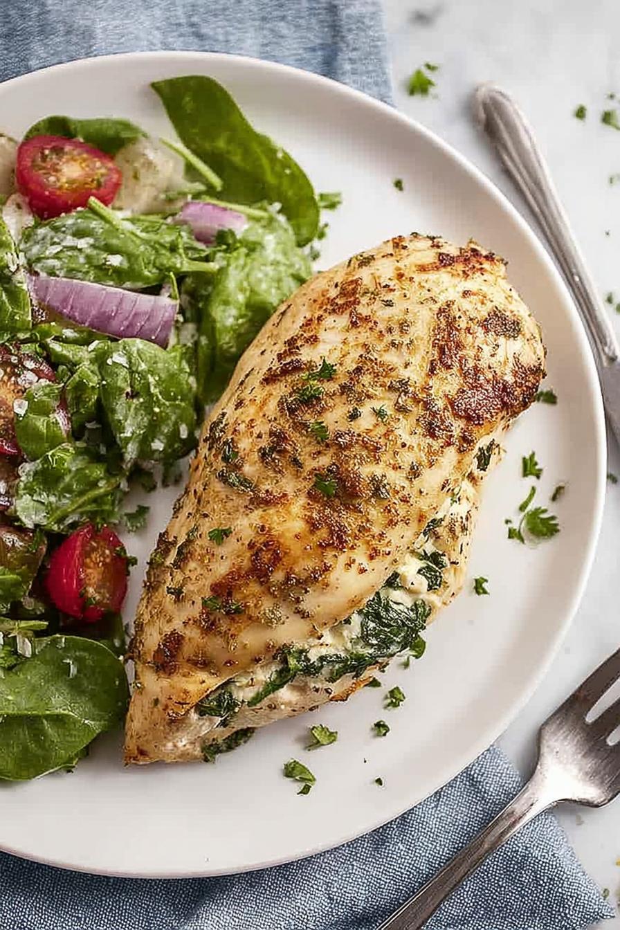 Spinach Stuffed Chicken Breast