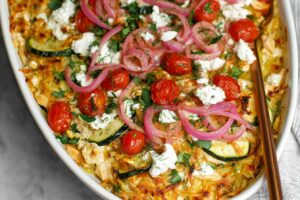 Spring Chicken Tzatziki Casserole