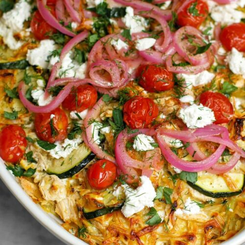Spring Chicken Tzatziki Casserole