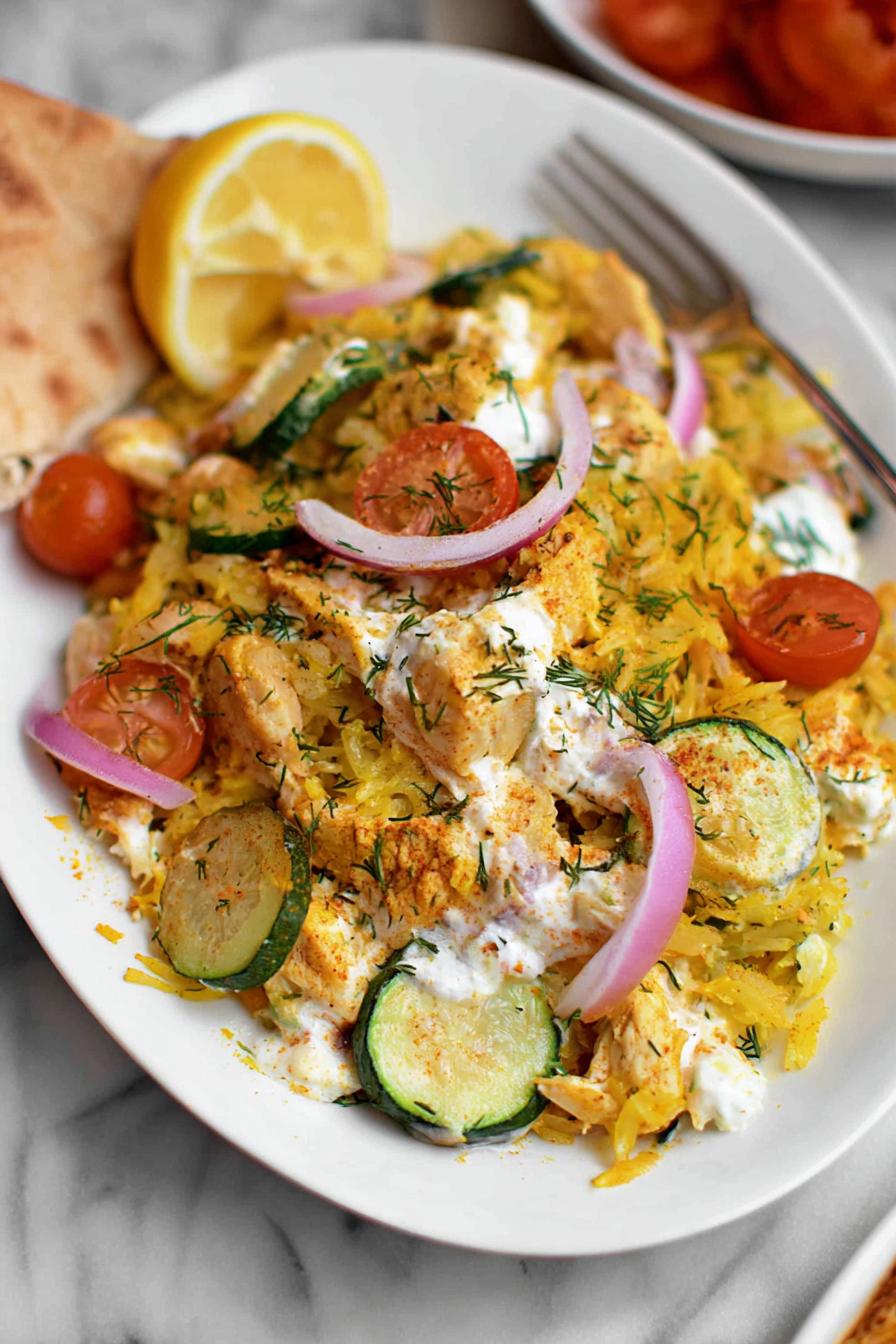 Spring Chicken Tzatziki Casserole
