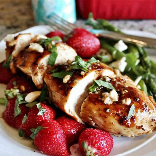 Strawberry Chicken Spring dinner