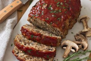 Turkey Mushroom Meatloaf