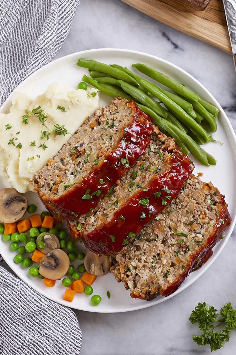 Turkey Mushroom Meatloaf