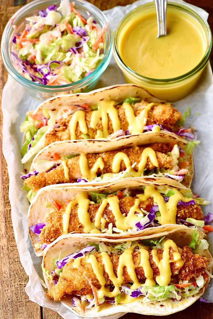 Honey Mustard Chicken Tacos (1)
