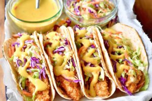 Honey Mustard Chicken Tacos (3)