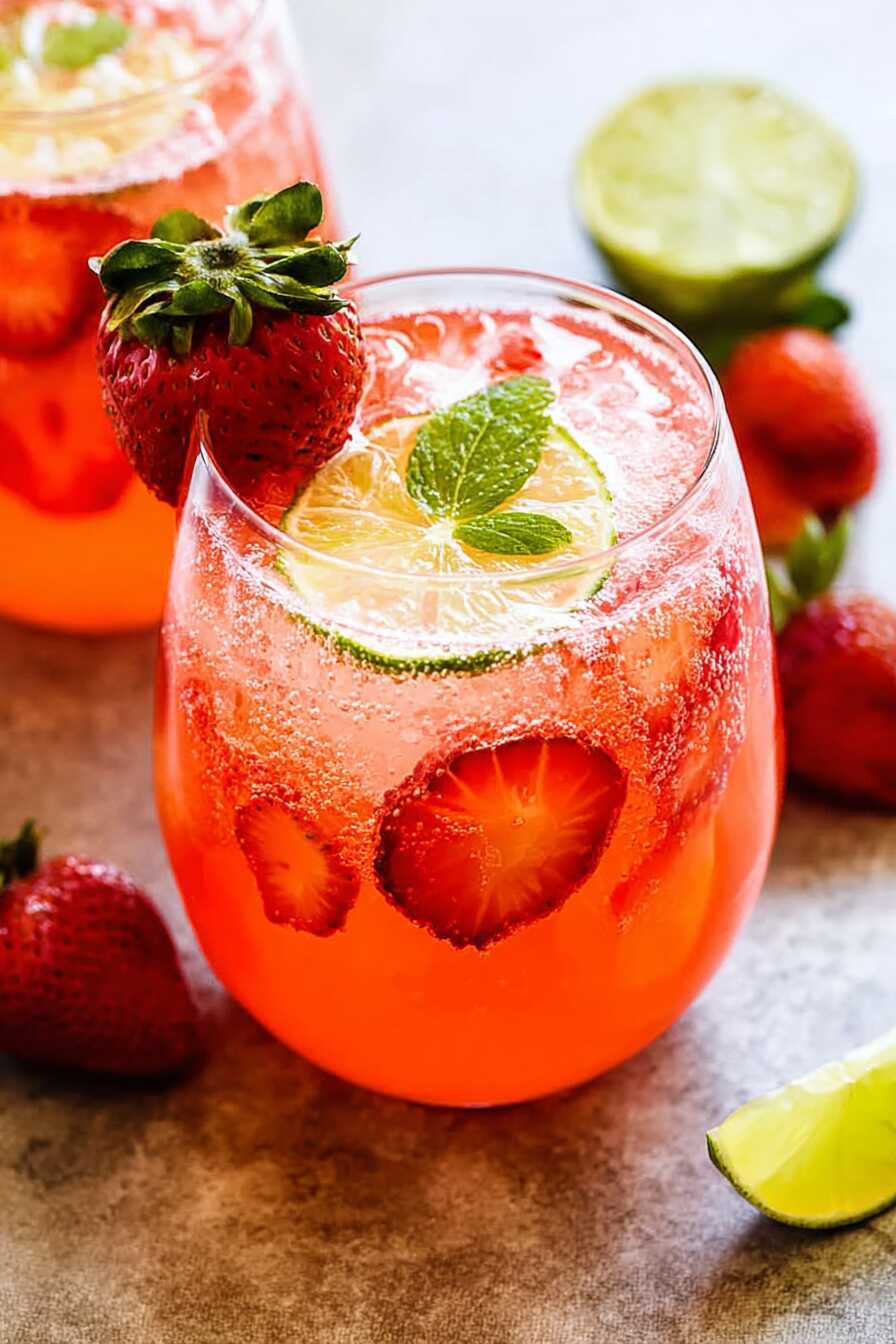 Strawberry Lime Vodka Smash (2)
